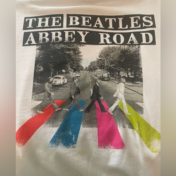Love tribe THE BEETLES ABBY ROAD SWEAT SHIRT M - Picture 2 of 5